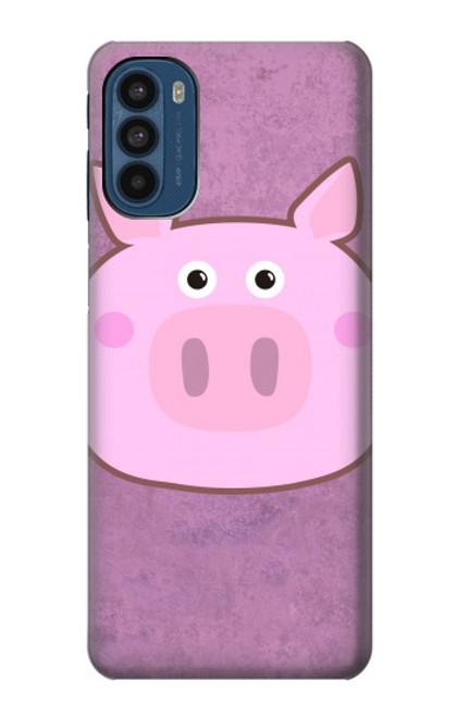 S3269 豚の漫画 Pig Cartoon Motorola Moto G41 バックケース、フリップケース・カバー