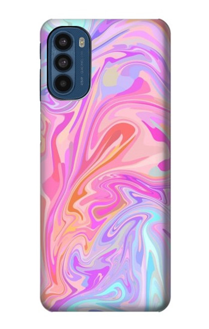 S3444 デジタルアートカラフルな液体 Digital Art Colorful Liquid Motorola Moto G41 バックケース、フリップケース・カバー