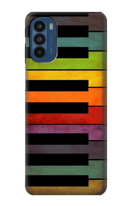 S3451 カラフルなピアノ Colorful Piano Motorola Moto G41 バックケース、フリップケース・カバー