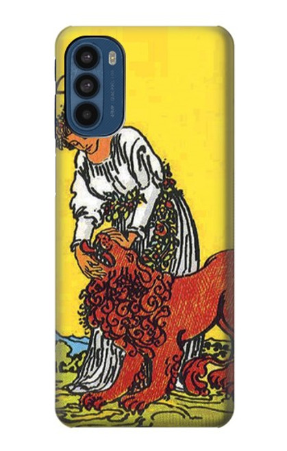 S3458 タロットカード 力 Strength Tarot Card Motorola Moto G41 バックケース、フリップケース・カバー