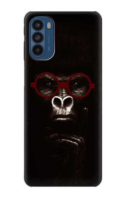 S3529 思考ゴリラ Thinking Gorilla Motorola Moto G41 バックケース、フリップケース・カバー