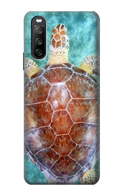 S1424 ウミガメ Sea Turtle Sony Xperia 10 III Lite バックケース、フリップケース・カバー