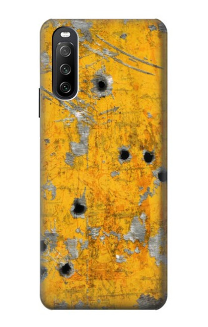 S3528 弾 黄色の金属 Bullet Rusting Yellow Metal Sony Xperia 10 III Lite バックケース、フリップケース・カバー