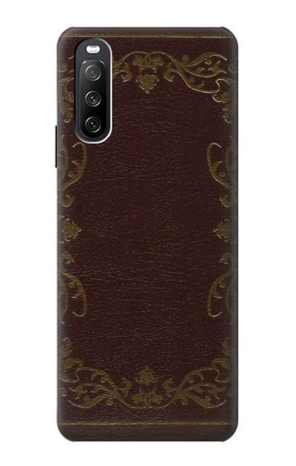 S3553 ヴィンテージブックカバー Vintage Book Cover Sony Xperia 10 III Lite バックケース、フリップケース・カバー