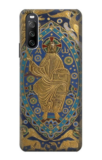 S3620 ブックカバーキリスト Book Cover Christ Majesty Sony Xperia 10 III Lite バックケース、フリップケース・カバー