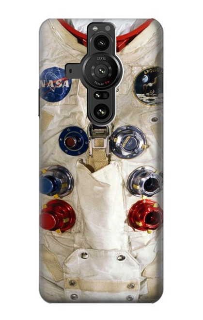 S2639 ニール・アームストロングホワイト宇宙飛行士の宇宙服 Neil Armstrong White Astronaut Space Suit Sony Xperia Pro-I バックケース、フリップケース・カバー