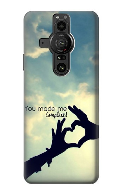 S2640 あなたは私の完全な愛を作りました You Made Me Complete Love Sony Xperia Pro-I バックケース、フリップケース・カバー