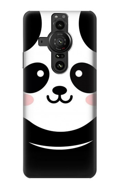 S2662 可愛いパンダ Cute Panda Cartoon Sony Xperia Pro-I バックケース、フリップケース・カバー