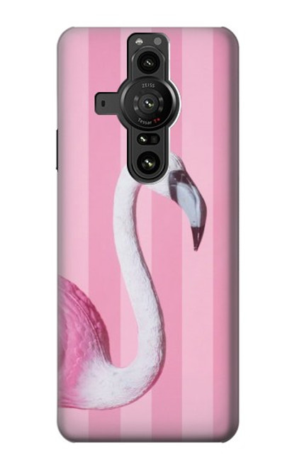 S3805 フラミンゴピンクパステル Flamingo Pink Pastel Sony Xperia Pro-I バックケース、フリップケース・カバー