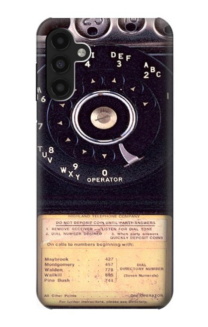 S0086 ヴィンテージ 公衆電話 Payphone Vintage Samsung Galaxy A13 4G バックケース、フリップケース・カバー
