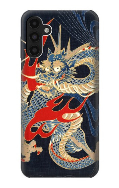 S2073 日本ドラゴン Japan Dragon Art Samsung Galaxy A13 4G バックケース、フリップケース・カバー