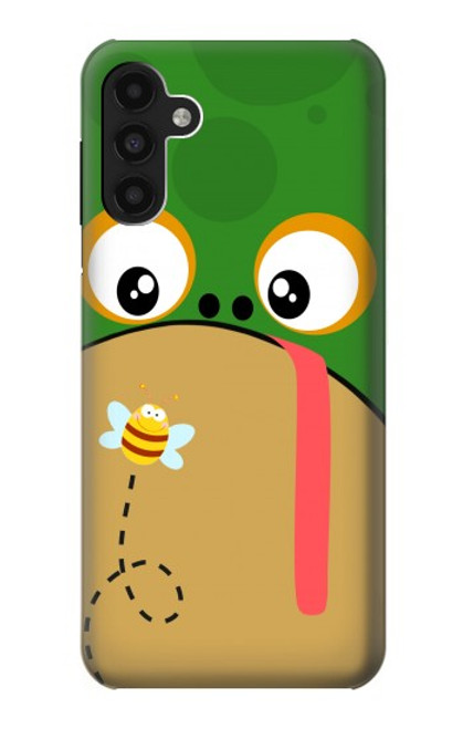 S2765 かわいいカエル ハチ 漫画 Frog Bee Cute Cartoon Samsung Galaxy A13 4G バックケース、フリップケース・カバー