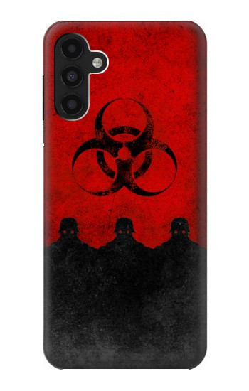 S2917 バイオハザードウイルスの警告 Biohazards Virus Red Alert Samsung Galaxy A13 4G バックケース、フリップケース・カバー