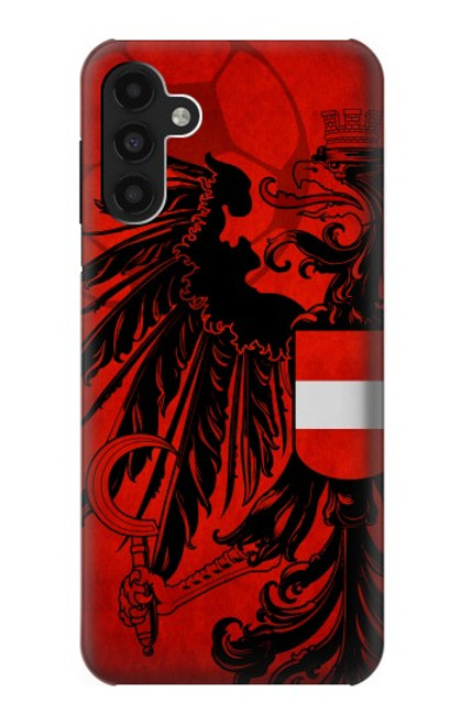 S3004 オーストリアサッカー Football Soccer Austria Flag Samsung Galaxy A13 4G バックケース、フリップケース・カバー