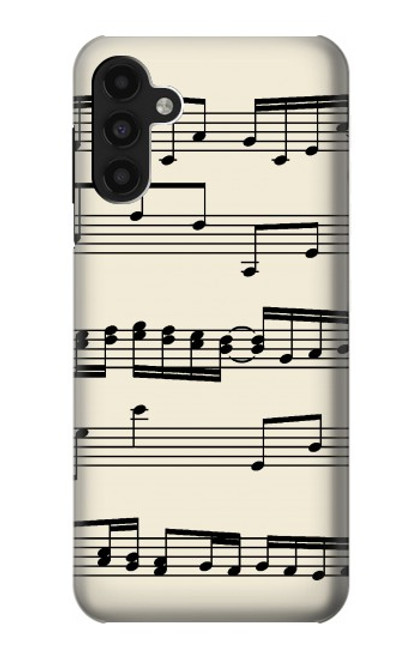 S3082 音楽シート Music Sheet Samsung Galaxy A13 4G バックケース、フリップケース・カバー