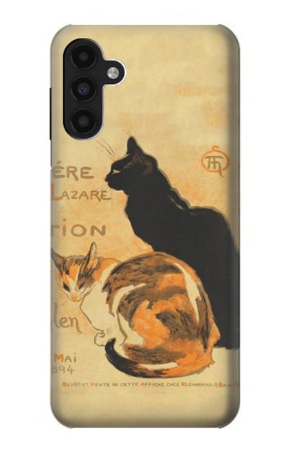 S3229 ヴィンテージ猫ポスター Vintage Cat Poster Samsung Galaxy A13 4G バックケース、フリップケース・カバー