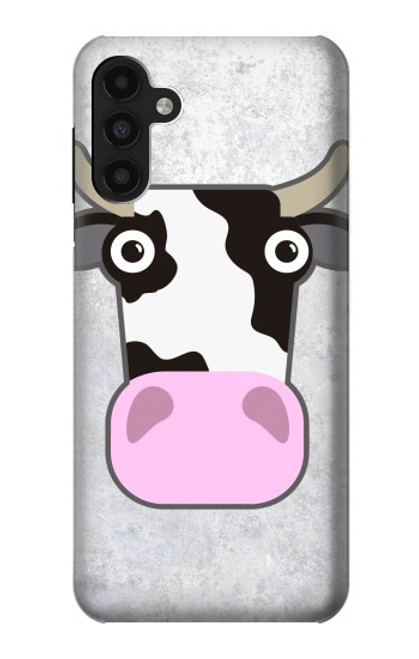 S3257 牛の漫画 Cow Cartoon Samsung Galaxy A13 4G バックケース、フリップケース・カバー