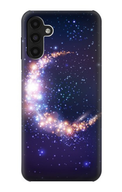 S3324 彎月・月・ギャラクシー Crescent Moon Galaxy Samsung Galaxy A13 4G バックケース、フリップケース・カバー