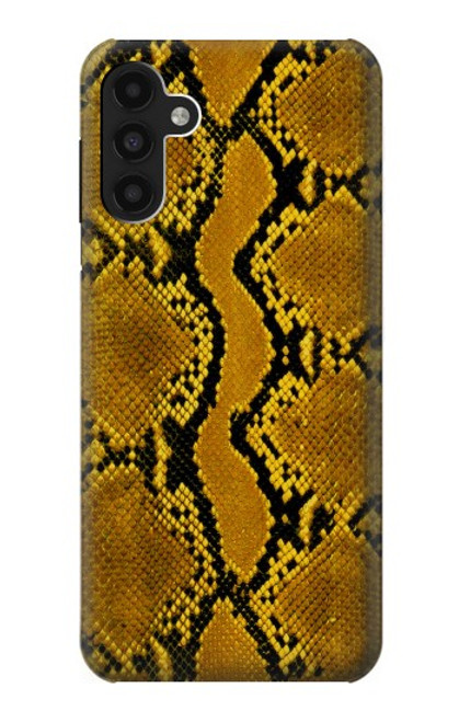 S3365 黄パイソンの皮膚 グラフィックプリント Yellow Python Skin Graphic Print Samsung Galaxy A13 4G バックケース、フリップケース・カバー