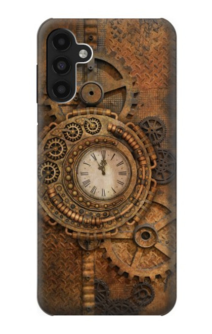 S3401 クロックギア スチームパンク Clock Gear Streampunk Samsung Galaxy A13 4G バックケース、フリップケース・カバー