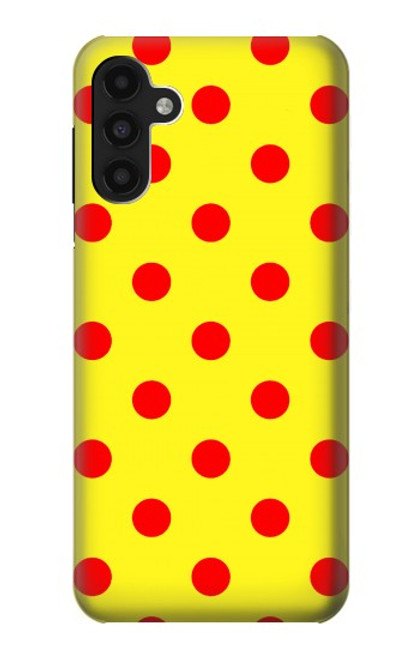 S3526 赤い水玉 Red Spot Polka Dot Samsung Galaxy A13 4G バックケース、フリップケース・カバー