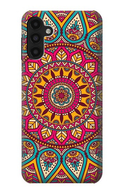 S3694 ヒッピーアートパターン Hippie Art Pattern Samsung Galaxy A13 4G バックケース、フリップケース・カバー