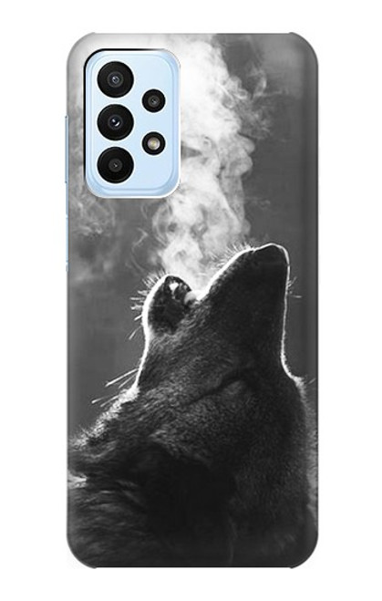 S3505 オオカミ Wolf Howling Samsung Galaxy A23 バックケース、フリップケース・カバー