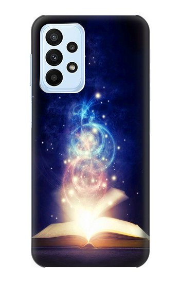 S3554 魔法書 Magic Spell Book Samsung Galaxy A23 バックケース、フリップケース・カバー