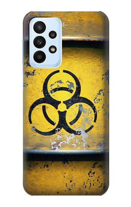 S3669 バイオハザードタンクグラフィック Biological Hazard Tank Graphic Samsung Galaxy A23 バックケース、フリップケース・カバー