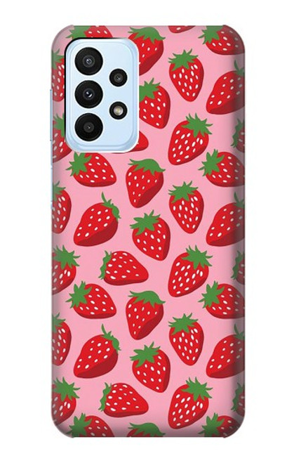 S3719 いちご柄 Strawberry Pattern Samsung Galaxy A23 バックケース、フリップケース・カバー