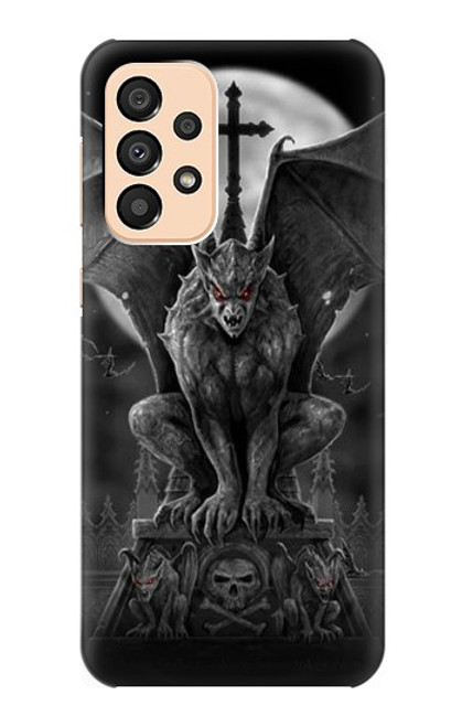 S0850 ガーゴイル悪魔 Gargoyle Devil Demon Samsung Galaxy A33 5G バックケース、フリップケース・カバー