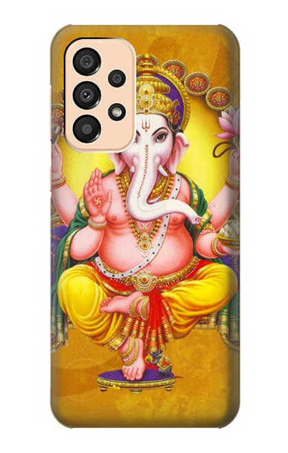 S0896 主ガネシュ・ヒンズー教徒の神 Lord Ganesh Hindu God Samsung Galaxy A33 5G バックケース、フリップケース・カバー