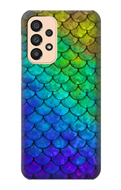 S2930 人魚のスケール Mermaid Fish Scale Samsung Galaxy A33 5G バックケース、フリップケース・カバー