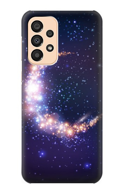 S3324 彎月・月・ギャラクシー Crescent Moon Galaxy Samsung Galaxy A33 5G バックケース、フリップケース・カバー