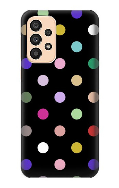 S3532 カラフルな水玉 Colorful Polka Dot Samsung Galaxy A33 5G バックケース、フリップケース・カバー