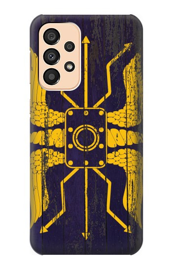 S3546 ローマンシールド Roman Shield Blue Samsung Galaxy A33 5G バックケース、フリップケース・カバー