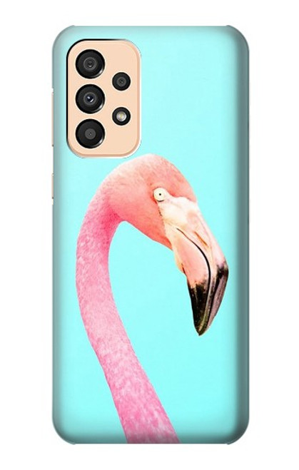 S3708 ピンクのフラミンゴ Pink Flamingo Samsung Galaxy A33 5G バックケース、フリップケース・カバー