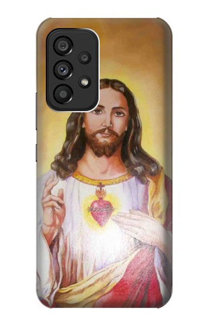 S0798 イエス Jesus Samsung Galaxy A53 5G バックケース、フリップケース・カバー