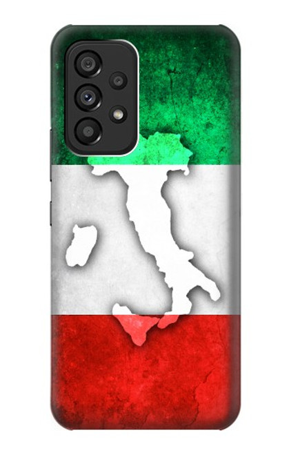 S2338 イタリアの国旗 Italy Flag Samsung Galaxy A53 5G バックケース、フリップケース・カバー