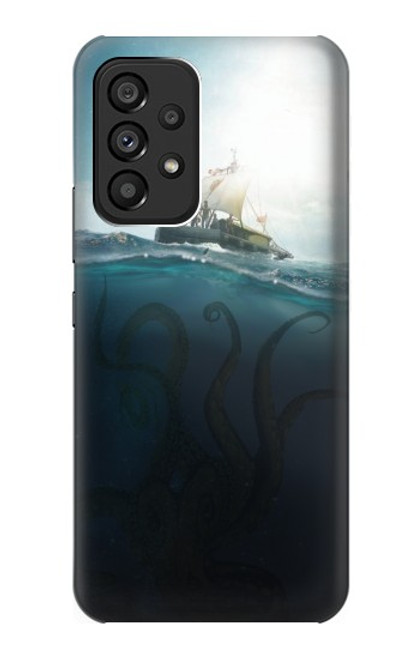 S3540 巨大なタコ Giant Octopus Samsung Galaxy A53 5G バックケース、フリップケース・カバー