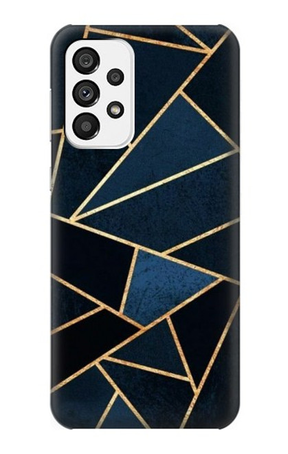 S3479 ネイビーブルーグラフィックアート Navy Blue Graphic Art Samsung Galaxy A73 5G バックケース、フリップケース・カバー