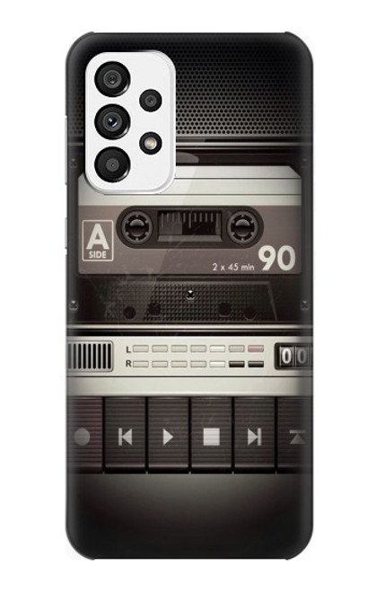 S3501 ビンテージカセットプレーヤー Vintage Cassette Player Samsung Galaxy A73 5G バックケース、フリップケース・カバー