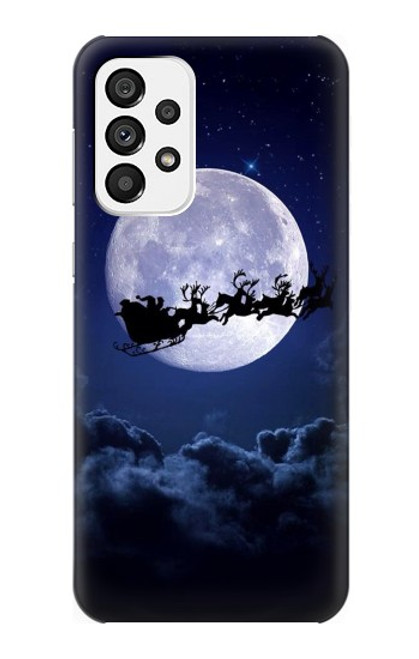 S3508 クリスマスサンタ Xmas Santa Moon Samsung Galaxy A73 5G バックケース、フリップケース・カバー