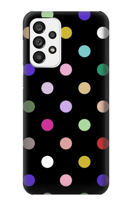 S3532 カラフルな水玉 Colorful Polka Dot Samsung Galaxy A73 5G バックケース、フリップケース・カバー