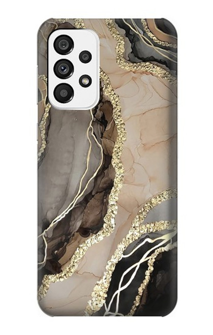 S3700 マーブルゴールドグラフィックプリント Marble Gold Graphic Printed Samsung Galaxy A73 5G バックケース、フリップケース・カバー