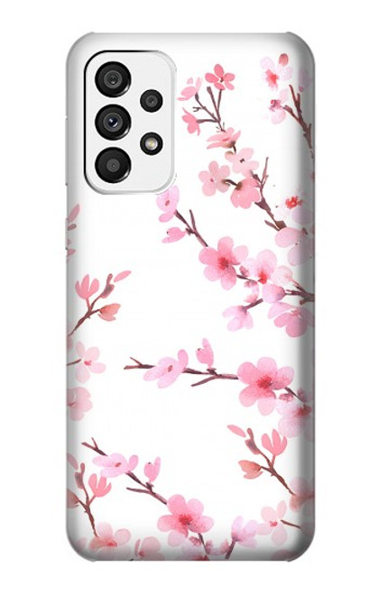 S3707 ピンクの桜の春の花 Pink Cherry Blossom Spring Flower Samsung Galaxy A73 5G バックケース、フリップケース・カバー