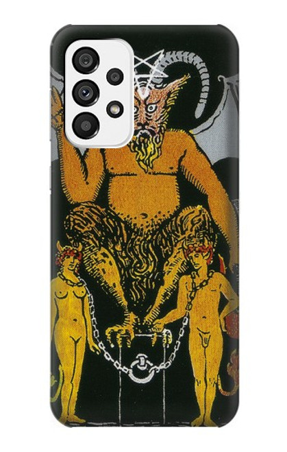 S3740 タロットカード悪魔 Tarot Card The Devil Samsung Galaxy A73 5G バックケース、フリップケース・カバー