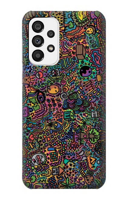 S3815 サイケデリックアート Psychedelic Art Samsung Galaxy A73 5G バックケース、フリップケース・カバー