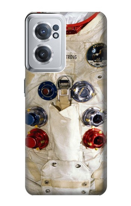 S2639 ニール・アームストロングホワイト宇宙飛行士の宇宙服 Neil Armstrong White Astronaut Space Suit OnePlus Nord CE 2 5G バックケース、フリップケース・カバー