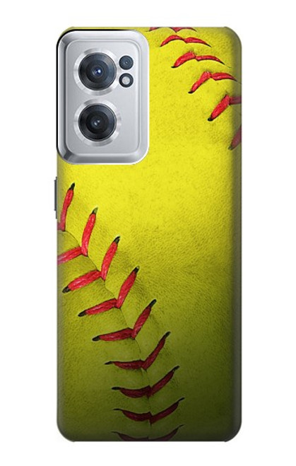 S3031 黄色のソフトボール Yellow Softball Ball OnePlus Nord CE 2 5G バックケース、フリップケース・カバー